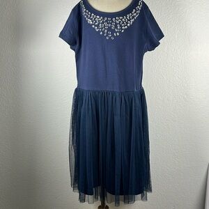NWT Blue summer dress size 10-12 (European size 146-152) purchased in Europe